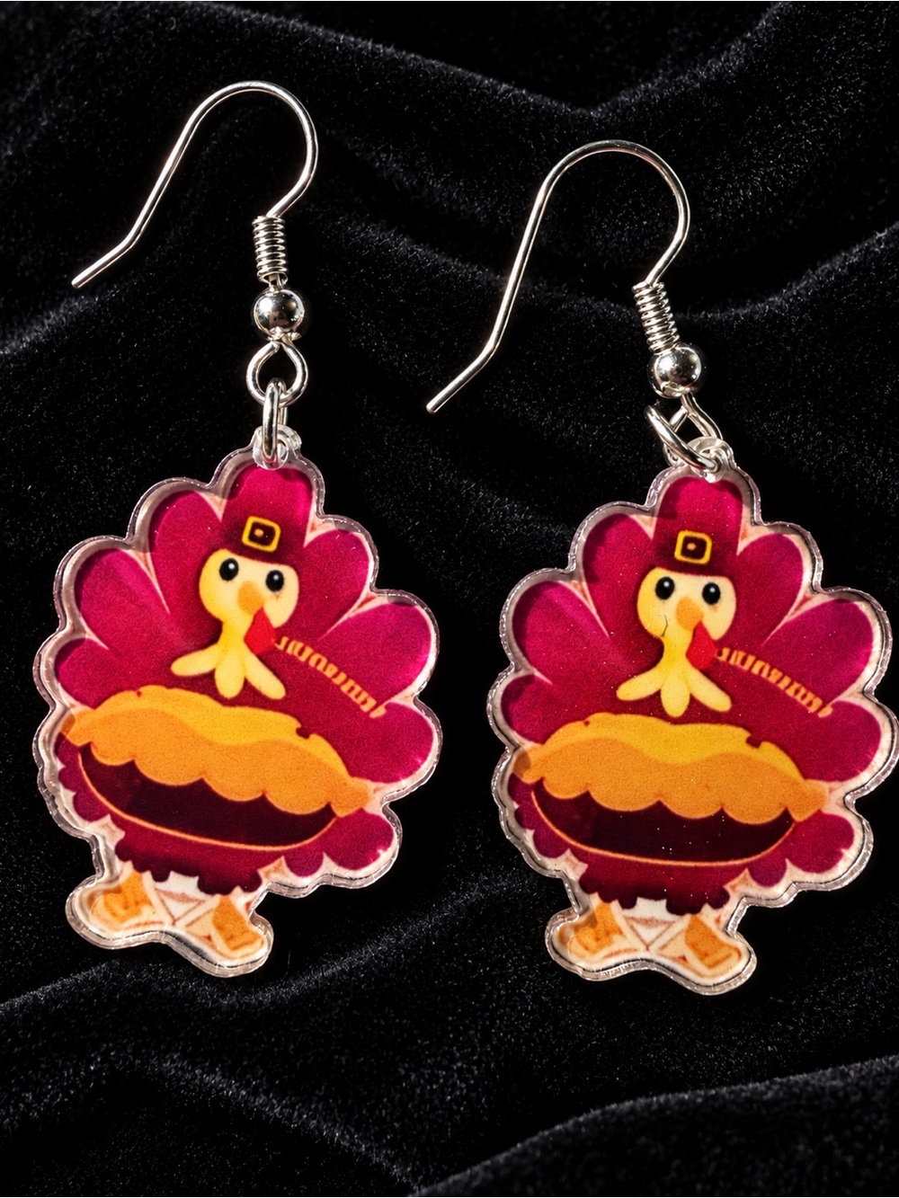 Adorable Turkey Earrings